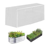 Générique Garden Netting for Raised Beds, Plant Protector, Breathable Reusable Drawstring Planter Supplies, 15 pollici Garden Cover with Secure Fit, Durabled Fabric Pot Shield with Animal Guard