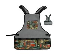 Générique Gartenschürze - Arbeits Schürze Für Männer Und Frauen - Einstellbare Leichte Mit Taschen Für Gartenarbeit Kochen Grillen Backen Ernte Kreativbereich Küche Werkzeug