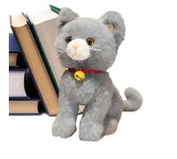 Générique Gatto in peluche, morbido morbido 27 cm, morbido e realistico, per camera da, divano, auto, adulti, ragazze, ragazzi, San, compleanno