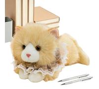 Générique Gatto Peluche, Sleek, Stylish, Elegant, 30 - Premium Ergonomic cm Cuscino Morbido Realistico e Carino Tenero, per Bambino Ragazzo Ragazza | Multipurpose Outdoor Indoor Utility