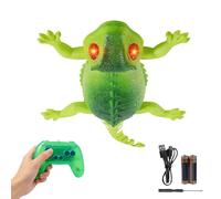 Générique Gecko Reptile Rampant - Gioco elettrico luminoso ricaricabile a 2 modalità divertente - Robot da parete per scherzi e scherzi, per ragazze e ragazzi