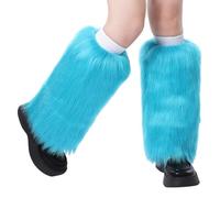 Générique Ghetta in pile lungo da donna, leggings invernali spessi, per donna, ghetta calda, con vestibilità ampia e protezione per ginocchia, ghette per layering, versatili, per metà stagione, ghette