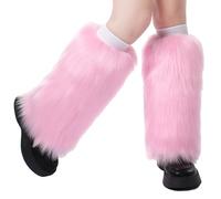 Générique Ghetta in pile lungo da donna, leggings invernali spessi, per donna, ghetta calda, con vestibilità ampia e protezione per ginocchia, ghette per layering, versatili, per metà stagione, ghette