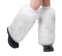 Générique Ghetta in pile lungo da donna, leggings invernali spessi, per donna, ghetta calda, con vestibilità ampia e protezione per ginocchia, ghette per layering, versatili, per metà stagione, ghette