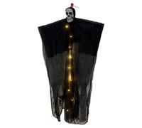 Générique Ghost and Skeleton Decor, Light Up Skull Ghost Ornament, Creepy Hangable Decorations Tree Placement for Outdoor Props Party Haunted House Halloween Atmosphere