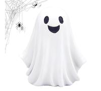Générique Ghost Figurine Cute - Farmhouse Tiered Tray Decor, Halloween Resin Ghost Statua | Spooky Home Decor Ornament for Display Cabinet, Bookcase, Nightstand, Dressing Tavolo, Fireplace, Coffee