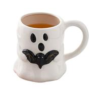 Générique Ghost Mug - Ceramic Coffee Cup | Divertente Halloween Ghostt Design Cup | Spooky Drinkware Cute Haloween Decor For Party Favors, Kitchen, Bedroom, Bookshelf, Birthday, Desk and Table Use