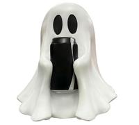Générique Ghost Statua - Ghost Figurine Home Decor | Ghostt Tabletop Decor, Resin Ghostt Sculpture Statue, Seasonal Resin Spooky Sculpture for Desktop Dining Tables Entryway Cabinets and Bookshelf
