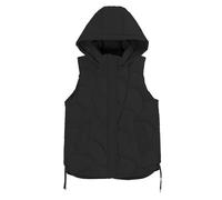 Générique Giacca gatto uomo Down Cotton Waistcoat femminile Autunno And Winter Shoulders Stand Up Collar Short Of Jacket Hundred Cotton Vest Coat Gilet con cappuccio da uomo, Le Noir, 4XL
