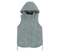 Générique Giacca gatto uomo Down Cotton Waistcoat femminile Autunno And Winter Shoulders Stand Up Collar Short Of Jacket Hundred Cotton Vest Coat Gilet con cappuccio da uomo, verde, XXXL