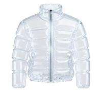 Générique Giacca trasparente Birra Unisex Giacca impermeabile Fun Party per uomo donna taglio oversize cappotto stile Festival umoristico casual Giubbotto estivo da sera originale, bianco, Taglia