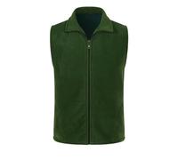 Générique Gilet in pile da uomo rosso alla moda e comodo Warm Full Zip Vest Fleece Vest Warm Vest Gilet Uomo Cashmere, verde, XXL