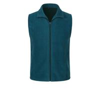 Générique Gilet in pile da uomo rosso alla moda e comodo Warm Full Zip Vest Fleece Vest Warm Vest Gilet Uomo Cashmere, Marina, XL