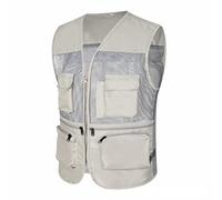 Générique Gilet multiuso da uomo, multifunzione, leggero e traspirante, ideale per pesca, escursionismo, viaggi e attività all'aperto, disponibile in vari colori, A1-beige, XL