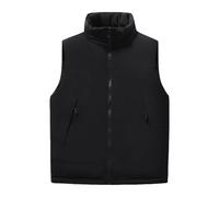 Générique Gilet Uomo Inverno Senza Puffer Gilet Trapuntato Sleeveless Jacket Outwear Winter Outdoor Warm Puffy Water Gilet Uomo Senza Inverno, Le Noir, 5X-Large