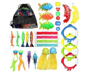 Générique Giocattoli da Piscina - da Bagno Giochi,Giochi Immersione Subacquea - per Campi Estivi Eventi A Tema Riunioni Familiari Giardino Spiaggia Compleanno Sala