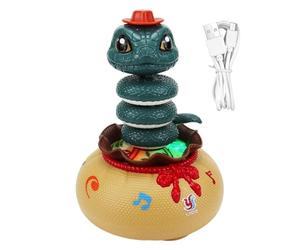 Générique Giocattoli danzanti elettrici - Giocattoli a Rilevamento di ostacoli - Serpente giocattolo con musica e per camera da , soggiorno, bagno, classe