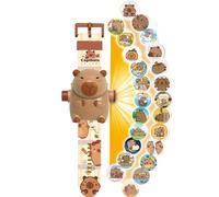 Générique Giocattoli del proiettore - Giocattoli di Orologio per, Proiettore Orologio Digitale, Cognition Bedtime Toy | Proiettore Torcia Capibara, proiettore per Portatile, proiettore