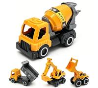 Générique Giocattoli di Cantiere | con escavatore e Bulldozer Giocattoli educativi - 4 pezzi camion di sabbia Giochi all'aperto,per Ragazzi E Ragazze Giardino Posteriore Cortile Parco Spiaggia Viaggi