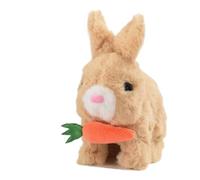 Générique Giocattoli di coniglio di Pasqua di coniglio di peluche | Giocattoli di peluche colorati,Adorabile animale parlante pasquale, decorazione per la casa per il soggiorno, camera da