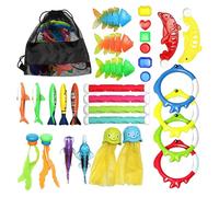 Générique Giocattoli Immersione per - Articoli da Gioco per Il Bagno | Tesoro di Pietre Preziose per Piscina | per Feste di Campo Estate Eventi a Tema Raduni Familiari Spiaggia