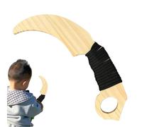 Générique Giocattoli in legno per bambini, gioco di ruolo, 21 cm, con impugnatura antiscivolo, giocattolo in legno per giochi imitazione, per scuola materna e all'aperto, ragazze e ragazzi