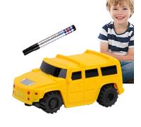 Générique Giocattoli Per Auto Induttive - Giocattoli Interattivi Asta per Tracciare Le Linee Nere, con Riconoscimento del Sensore Strada | Auto Induttiva Educativa per Coltivare Il Pensiero