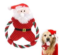 Générique Giocattoli per Cane Di Natale | Giocattolo Cane Babbo Natale | Peluche Mordere per Piccola E Media Razza | Esterno Camera Casa Interni