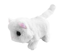 Générique Giocattoli per gattini per ragazze | Peluche gatto realistico con morbida pelliccia | Giocattolo interattivo per, famiglia, ufficio e San