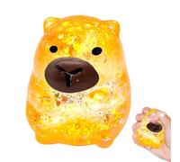 Générique Giocattoli per pizzicare, peluche Capybara elastico da spremere, giocattoli ultra morbidi da pizzicare per viaggi, viaggi, viaggi, viaggi, casa o scuola