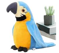 Générique Giocattoli per uccelli - cinguettante con battenti e musica,Animale elettronico interattivo Realista in peluche per il libero e la decorazione