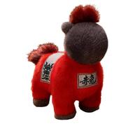 Générique Giocattolo animale in peluche,morbido abbraccio e rispettoso della pelle | peluche dell'anno del cavallo,per ragazzi e ragazze sorelle amiche collezioniste fidanzata divano letto ufficio