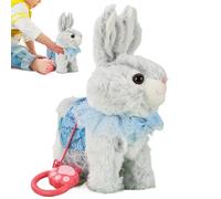 Générique Giocattolo di peluche di coniglio interattivo - Coniglio di Pasqua interattivo Camminando Figura Peluche - Animale domestico elettronico - per ragazzi casa viaggio camera da soggiorno