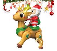 Générique Giocattolo di risveglio del Bambino a Spingere | Giocattolo di risveglio Musicale con Luce per,Babbo Natale Luce Notturna | per Camera da pisolino Gioco Pavimento Compleanno