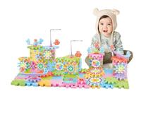 Générique Giocattolo elettrico di Gear Building -Delightful Gears Educational Toys - Semplice da usare Interlocking Learning Blocks Educational, Girls, Kids