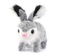 Générique Giocattolo elettrico di peluche | Coniglio Robot Salto Automatico con Suoni,Giocattolo di Peluche Coniglio - Regalo Ragazze Ragazzi Compleanno Natale Pasqua Gioco Indoor Casa