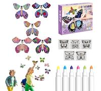 Générique Giocattolo farfalla volante, farfalle magiche con pittura bianca, farfalla liquidazione carte farfalla volante - carta di giocattolo da caricare, carte volanti magiche da rimontare