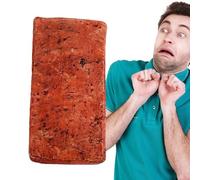 Générique Giocattolo in mattoni spugna di peluche - Simulazione finto mattone | mattone spugna realistico | Sponge Funny Brick | Prezioso peluche spugna per Halloween Kids Christmas Stage Performance