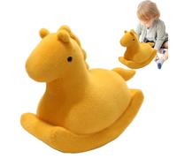 Générique Giocattolo in Peluche Bambola di Cavallo a Dondolo da 15,7 Pollice Ornamento da Tavolo Animale da Collezionare Compagno Giocoso per Divano