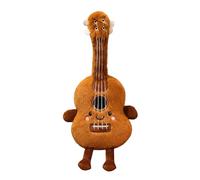 Générique Giocattolo per chitarra in peluche - giocattolo per | giocattoli musicali in morbido | grandezza piena di chitarra | modello di peluche realistico come decorazione residenziale per la tavola