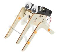 Générique Giocattolo robot in legno - in legno per Halloween - giocattolo educativo interattivo esperienza pratica per attività creative in classe compleanno Natale colonia di vacanze