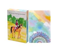 Générique Giochi di Carte Stile Acquerello - 42 Carte Da Gioco Da Tavolo Creative per Adolescenti e Adulti | Artistico Portatile per Famiglia, Amici, Feste & Tempo Libero - Gioco Collezionabile