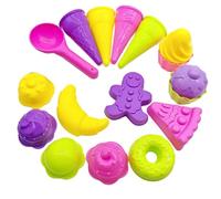 Générique Gioco da Spiaggia per | Set di 17 stampi da Costruzione | Giocattoli da Spiaggia per - per Giochi di Cantiere in Vacanze estive in Famiglia