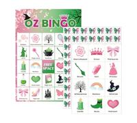 Générique Gioco Di Carte Di Bingo, Bingo A Tema Halloween, Gioco Di Carte per Eventi Scolari Feste Adulti Compleanno Festival Attività Familiari