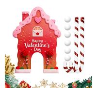 Générique Gioco di Golf D Spezie,Giocattolo di Natale portatile per interni ed esterni - Set di mini gioco famiglia Gingerbread - per casa ufficio feste e riunioni