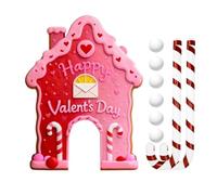 Générique Gioco di golf Gingerbread,Cannes in portatile e divertente per interni ed esterni, set mini golf familiare d interni, per feste in casa, riunioni Carnevale ufficio