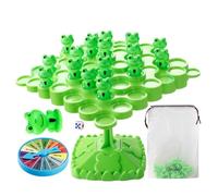 Générique Gioco Di Matematica Frog Balance - ABS, 5,12 pollici, Gioco Frog Squilibrio, Giochi Di Equilibrio per | Giocattolo Educativo Verde, Set Di Equilibri di apprendimento Matematico, Sviluppo