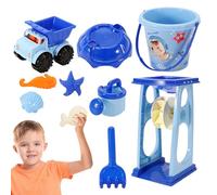 Générique Gioco Di Sabbia - Giocattoli Da Spiaggia Mare per con Secchio - Gioco di costruzione di castello per ragazzi e ragazze Attività immaginativa ideale per Campeggio Giardino E Scuola materna