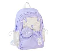 Générique Girls Backpack, Travel Backpack, Student Casual Design with Zipper Compartments, Lightweight Comfortable Fit, Storage Bag for School, Kids, Camping, 16.73 × 12.59 × 6.69 Inches, malva, Se