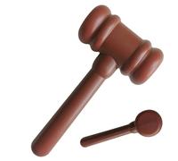 Générique Giudice Giocattolo Gavel, Avvocato Accessorio Hammer, Giudizio Gavel Prop per la festa di Cosplay, Accessori per Costumi di Giudice, Avvocato per Hammer